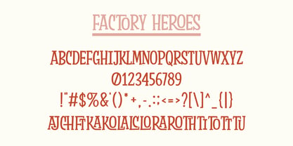 Factory Heroes Font Poster 7