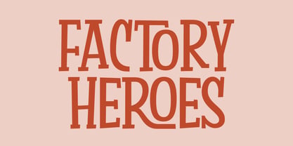 Factory Heroes Font Poster 1