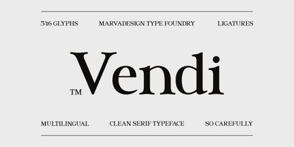 Vendi Font Poster 1