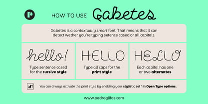 Gabetes Font Poster 9