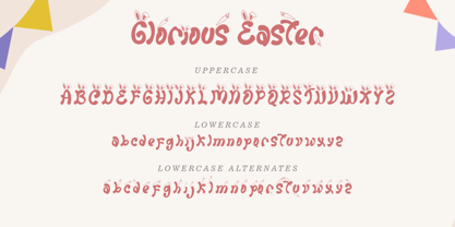 Glorious Easter Font Poster 6