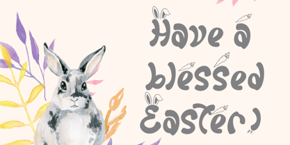 Glorious Easter Font Poster 4