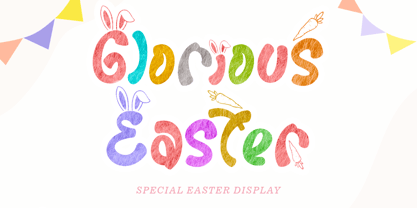 Glorious Easter Font Poster 1