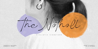 The Notholl Font Poster 1