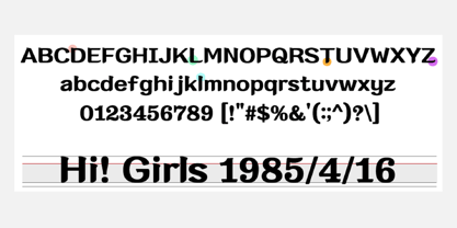 HY Salon Font Poster 2