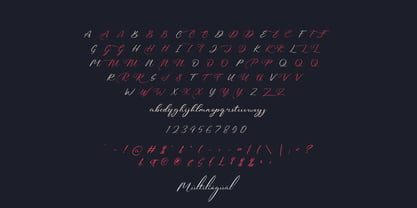 Michand Font Poster 2