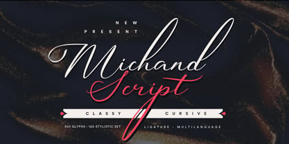 Michand Font Poster 1