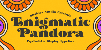 Enigmatic Pandora Font Poster 1