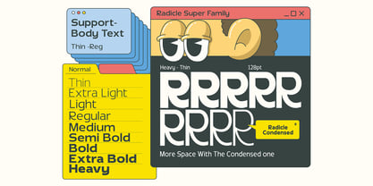 Radicle Font Poster 3