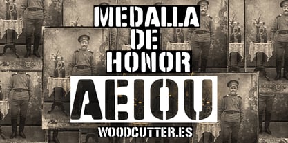 Medalla de Honor Font Poster 5