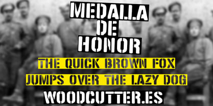 Medalla de Honor Font Poster 2