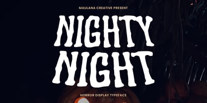 Nighty Night Font Poster 1