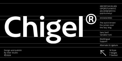 Chigel Font Poster 1