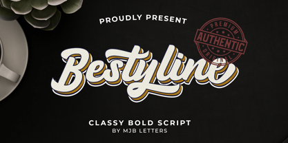 Bestyline Font Poster 1