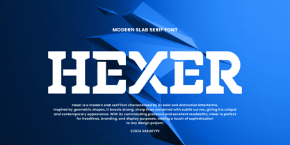 Hexer Font Poster 1