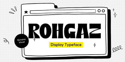 Rohgaz Font Poster 1