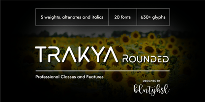 Trakya Rounded Font Poster 1