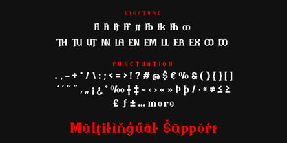 Thiqall Font Poster 10