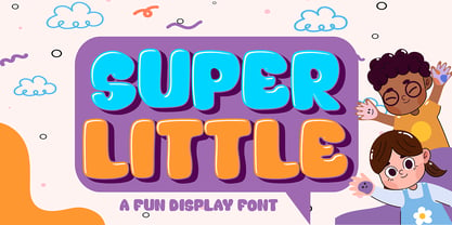 Super Little Shadow Font Poster 1