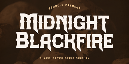 Midnight Blackfire Fuente Póster 1