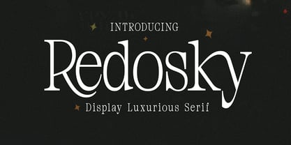 Redosky Font Poster 1