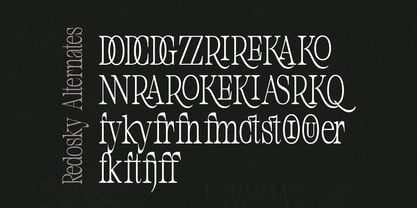 Redosky Font Poster 8