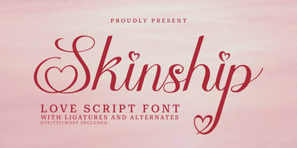 Skinship Font Poster 1