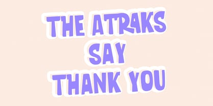 MC Atraks Font Poster 7