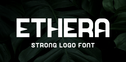 Ethera Font Poster 1