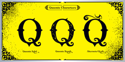 Queenix Font Poster 2