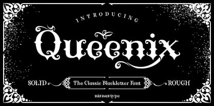 Queenix Font Poster 1