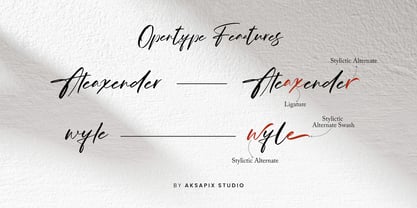 Arianthea Signature Font Poster 7