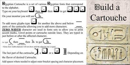 The Egyptian Project Font Poster 2