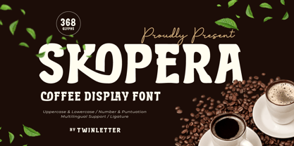 Skopera Font Poster 1