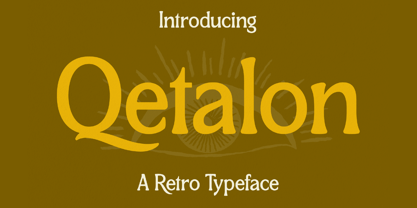 Qetalon Font Poster 1