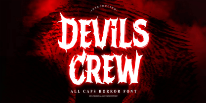 Devils Crew Font Poster 1