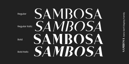 Sambosa Font Poster 7