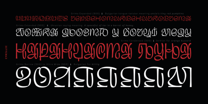 Grima Font Poster 6