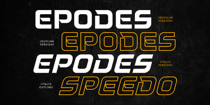 Epodes Font Poster 9