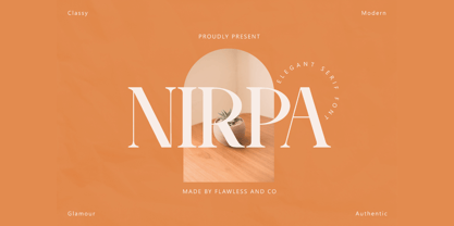 Nirpa Font Poster 1