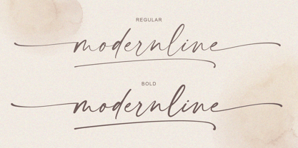 Modernline Font Poster 13