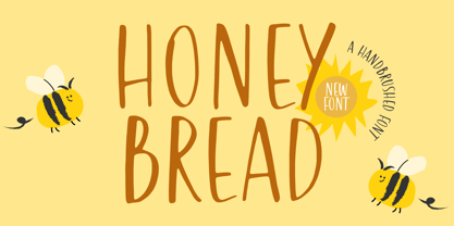 Honey Bread Font Poster 1