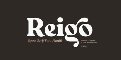 Reigo Font Poster 1