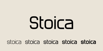 Stoica Font Poster 1