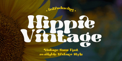 Hippie Vintage Font Poster 1
