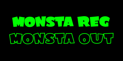 Monsta Font Poster 4