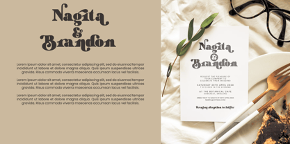 Be Quite Duration Font Poster 6