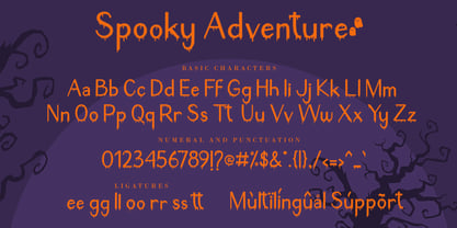 Spooky Adventure Font Poster 7