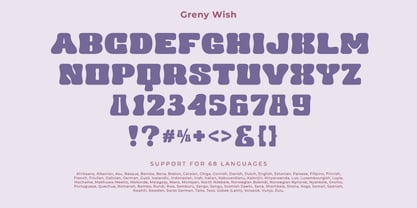 Greny Wish Font Poster 10