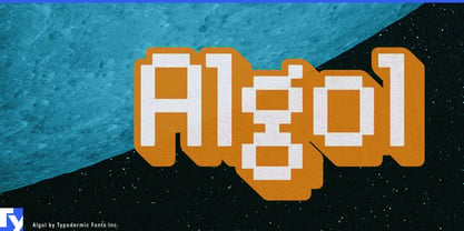 Algol Font Poster 1